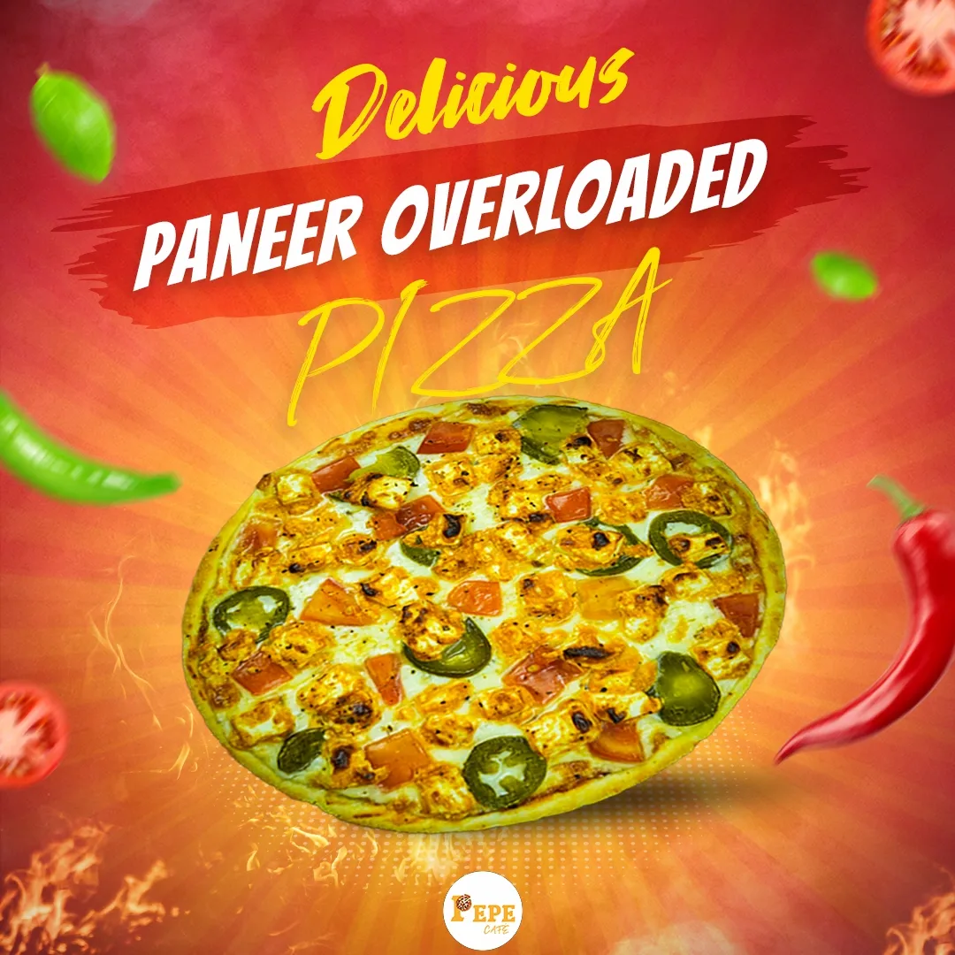 Paneer Overloaded Pizza